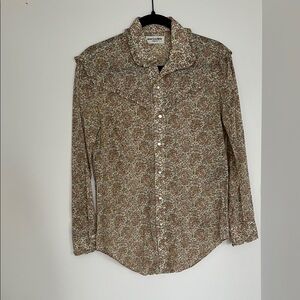 Saint Laurent Floral Print Shirt